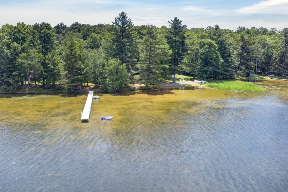 Lake looking in to Cabin