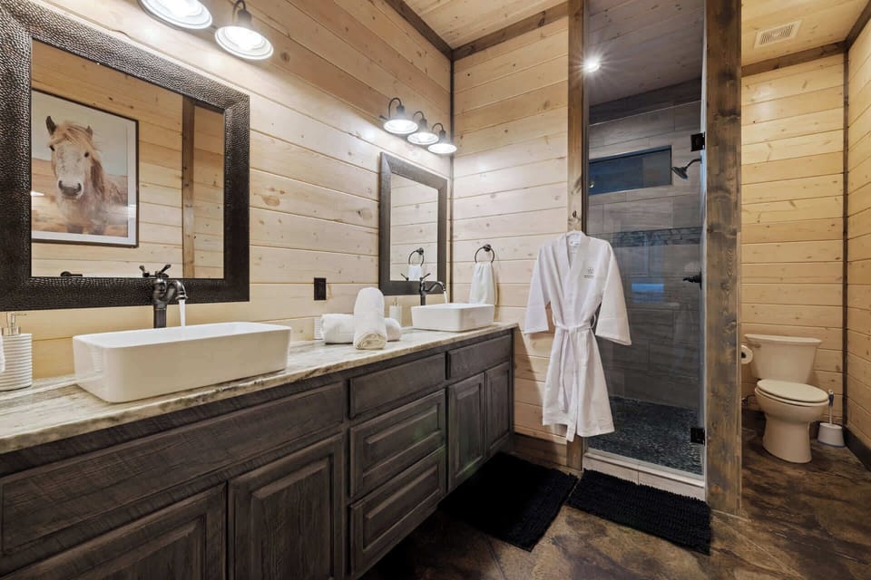 This isn't just a bathroom; it's a sanctuary for self-care.