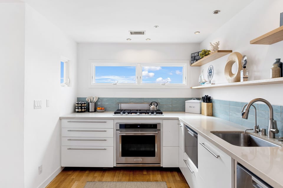 Fully stocked with reliable appliances and utensils for a convenient stay.