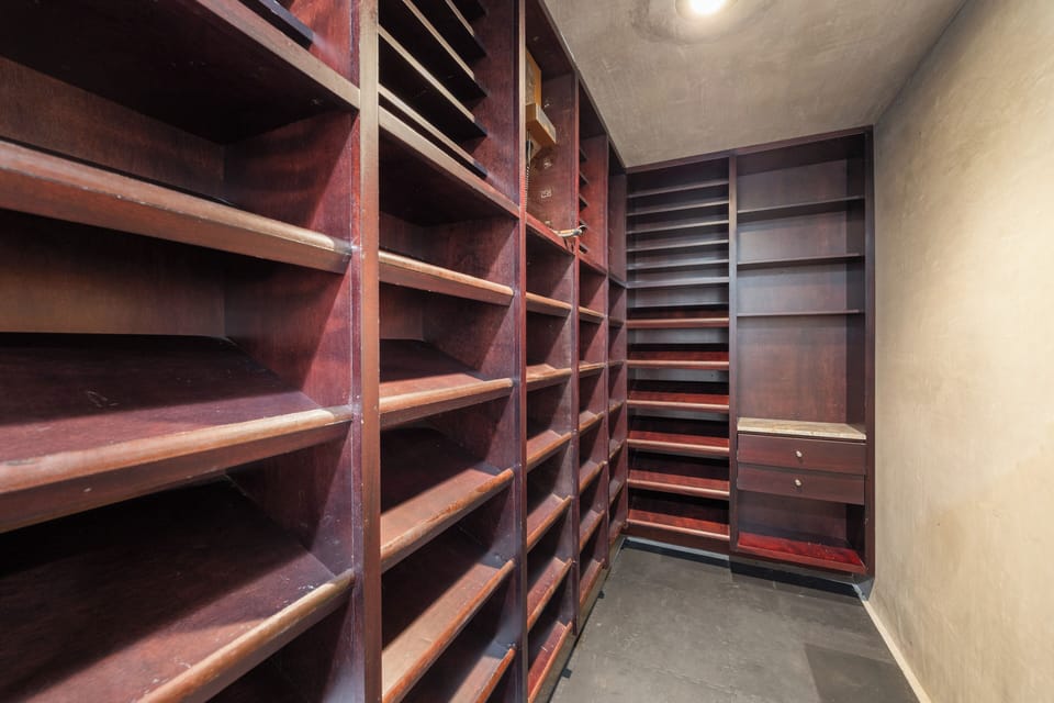 Ample storage space.