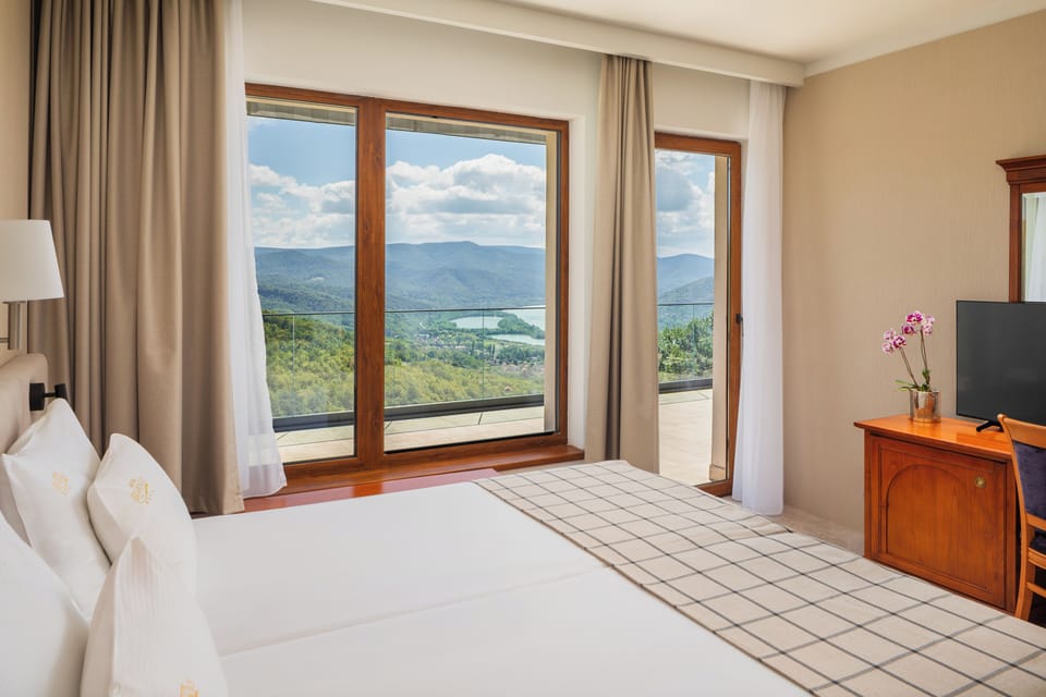 Deluxe Suite, River View | In-room safe, desk, blackout drapes, free WiFi
