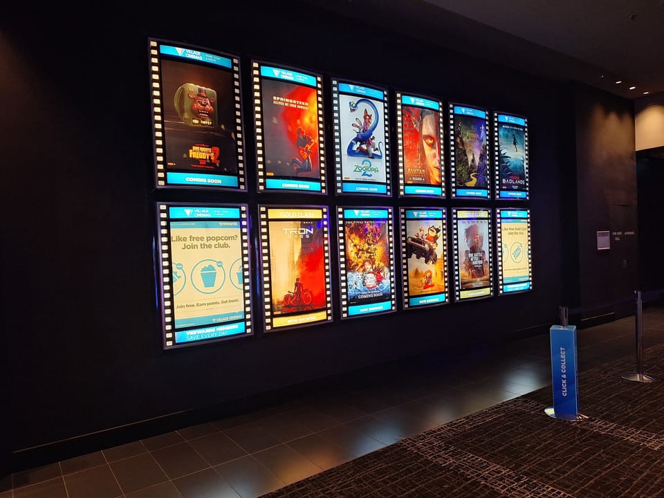 Cinemas. 5 minutes walking distance. 