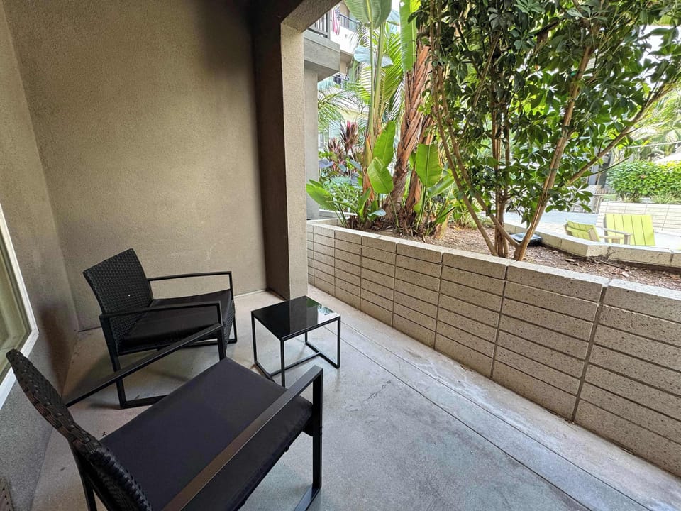 Enjoy stunning views of the iconic city from your own private balcony.