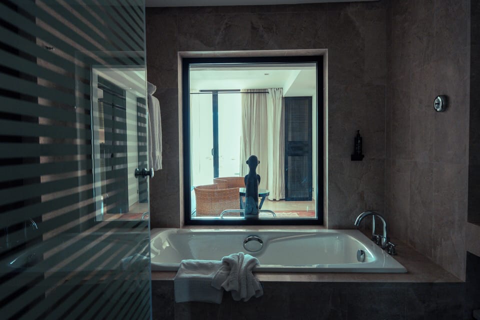 Superior Suite | Bathroom | Free toiletries, hair dryer, towels, soap