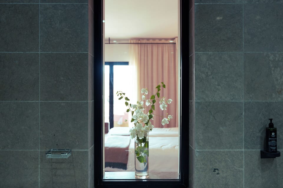 Superior Double Room | Bathroom | Free toiletries, hair dryer, towels, soap