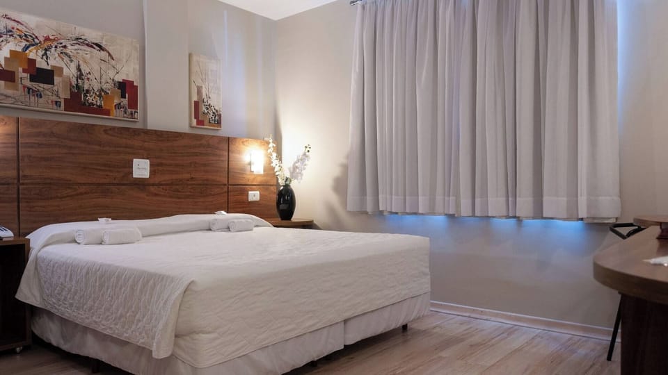 Bedroom. Interior and views may vary by availability.
