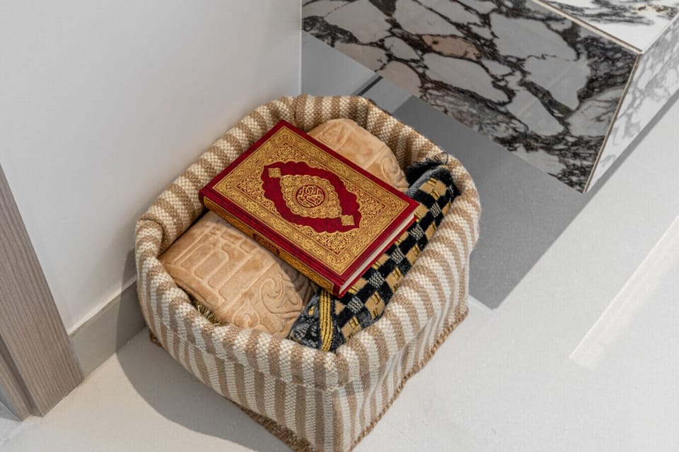quaran and praying mat