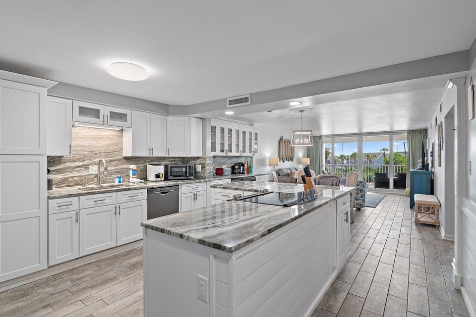 Fully equipped kitchen
