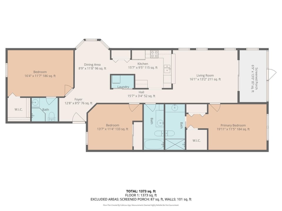 Condo, Multiple Beds (Bouchelle Island 125) | Floor plan
