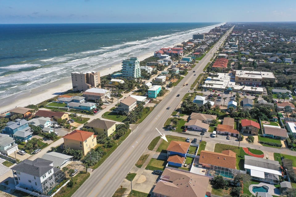 Beach to house
