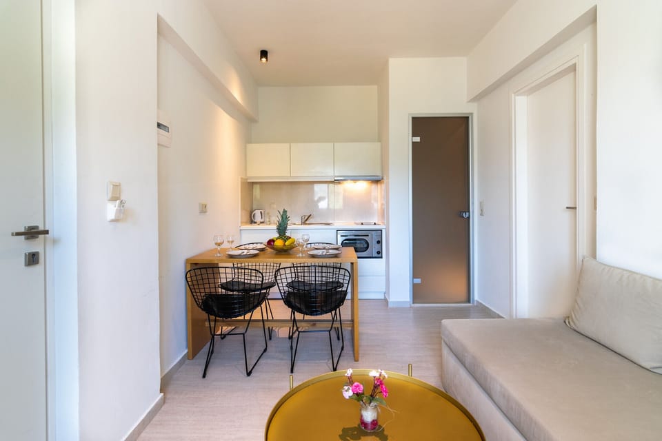 Living area of Cozy studio neat the beach & amenities, Plakias,Crete