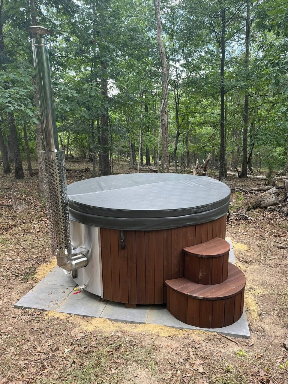 Wood Fired Hot Tub