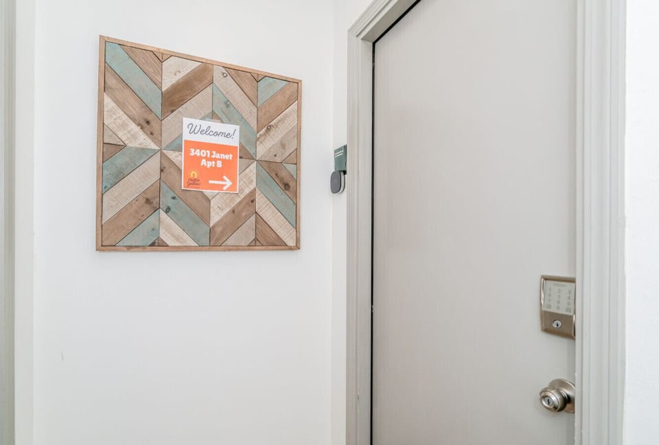 Apartment Entrance at top of stairs