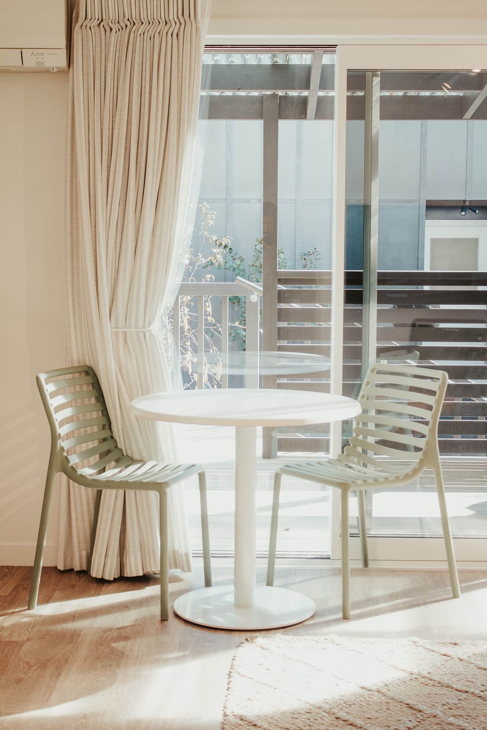 Dining Area with private deck