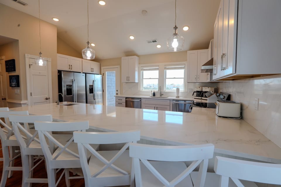 Updated Large Kitchen - Hosted by BeachVacationsOBX