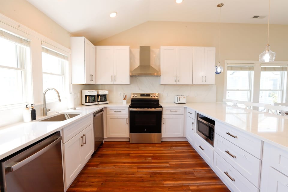 Updated Large Kitchen - Hosted by BeachVacationsOBX