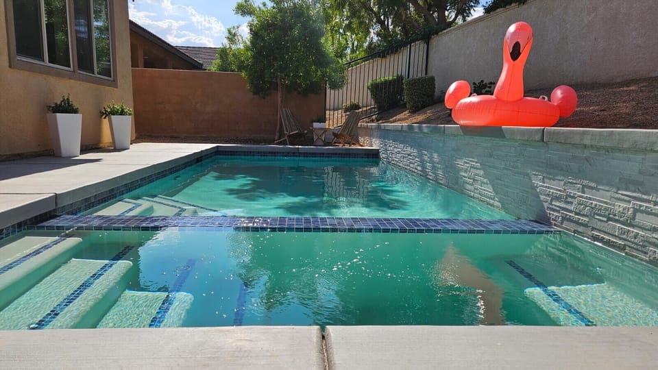 Heated Pool upon request adjoining the Jacuzzi