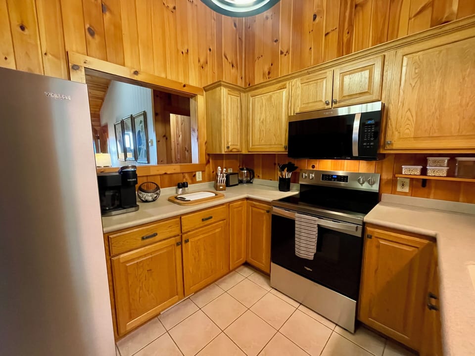 Kitchen with Window to Living Room