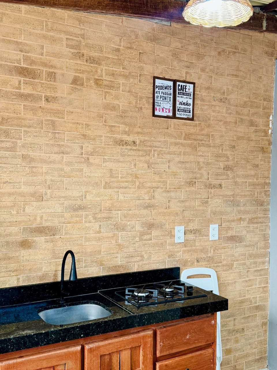 Villa | Private kitchen | Full-size fridge, microwave, oven, stovetop