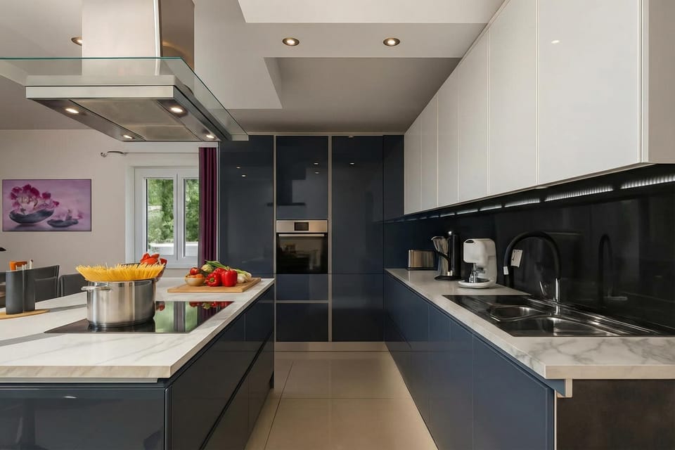 Family Villa, 4 Bedrooms, Microwave, Mountainside (Villa Luka with 50 sqm Pool) | Private kitchen