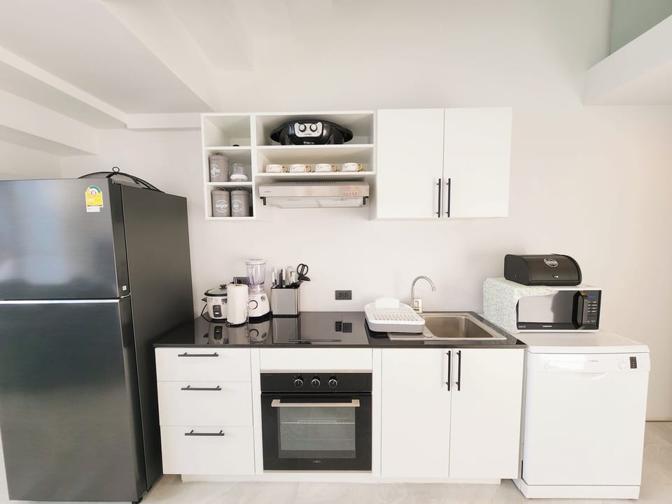 House, Balcony | Private kitchen
