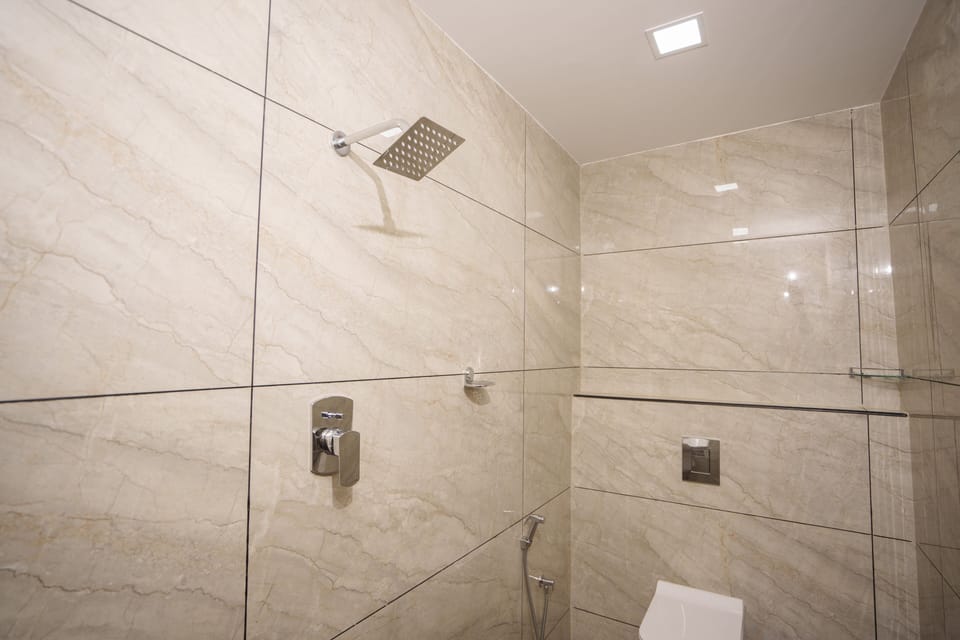 Deluxe Double Bed Room | Bathroom | Shower, free toiletries, towels, soap