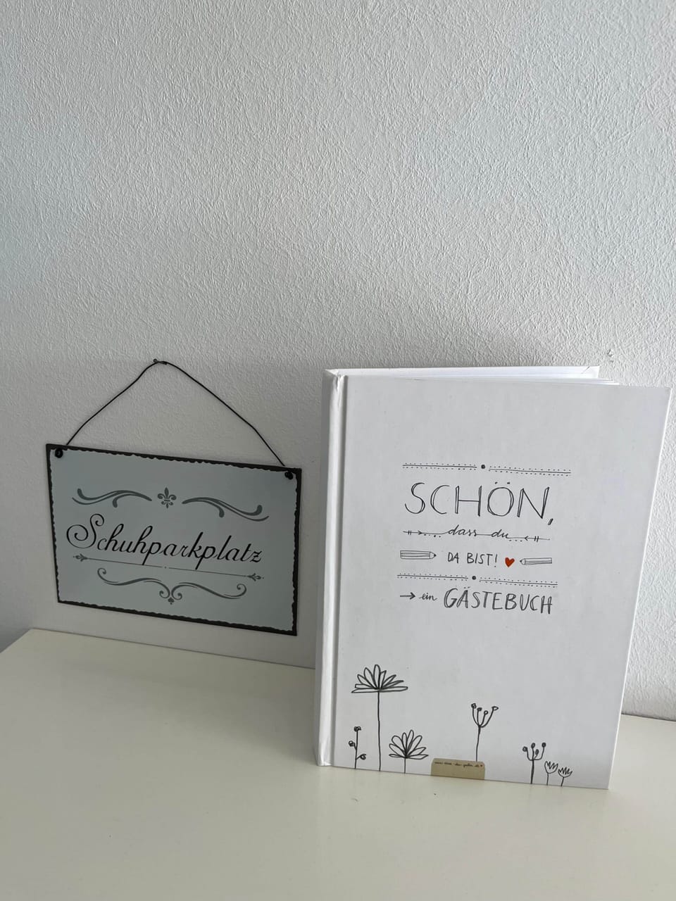 Ganz wichtig: Das Gästebuch!