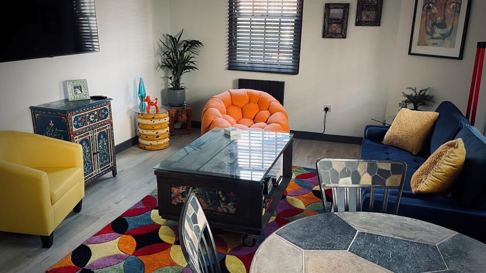 A lovely lounge with 55 inch TV