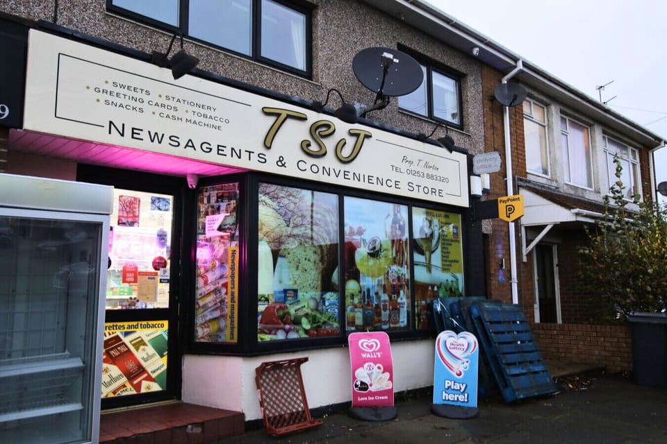 Local shop conveniently located just below the property