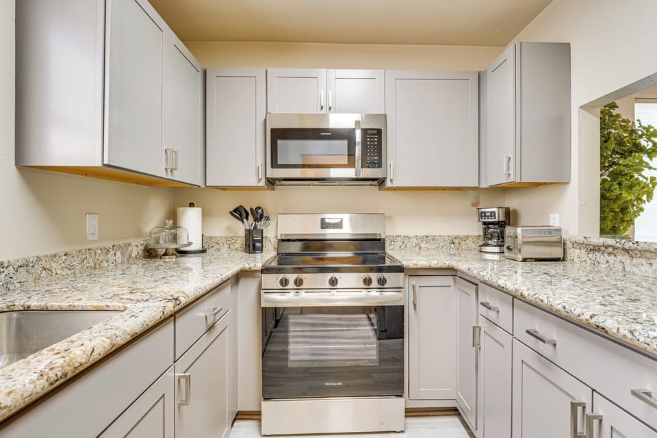 Kitchen | 1st Floor | Drip Coffee Maker | Toaster | Cooking Basics
