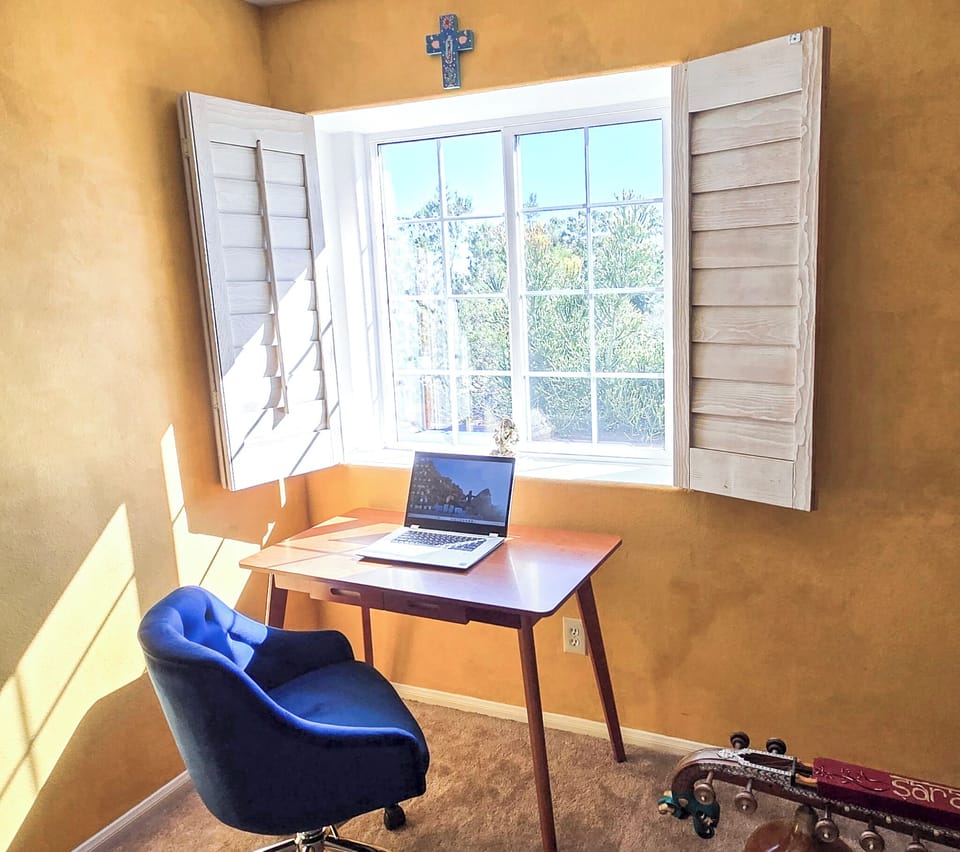 Dedicated work space.