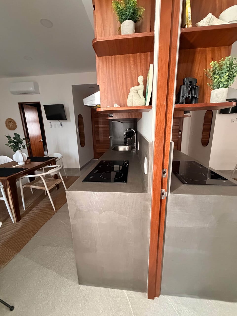 Two adjoining suites—rent one or both for extra space and privacy.
