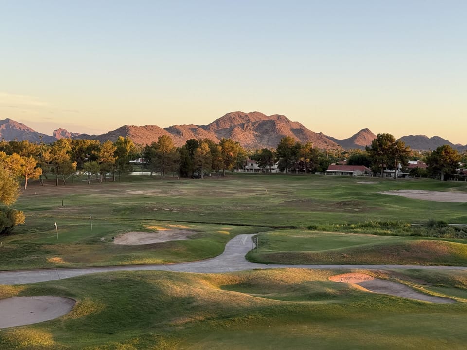 Scenic golf course views for your relaxing retreat