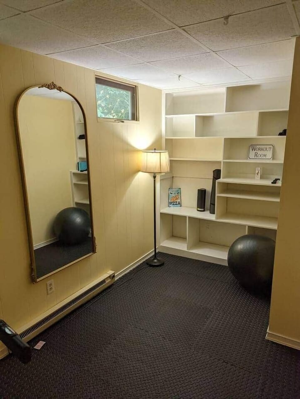 Look in the mirror and be proud of your fitness goals and achievements.