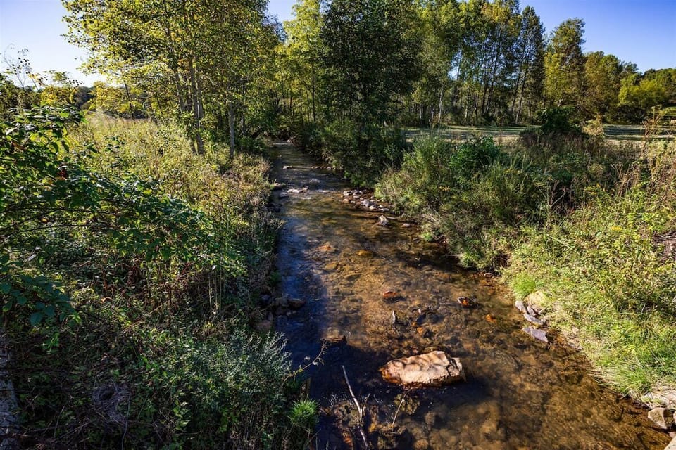 The Creek That Wrap`s Around The Property Of Pop`s Peak