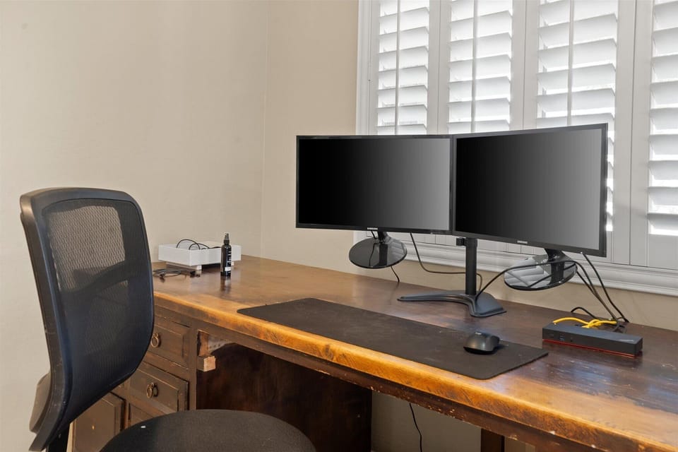 Full work station gives you the option to work remotely