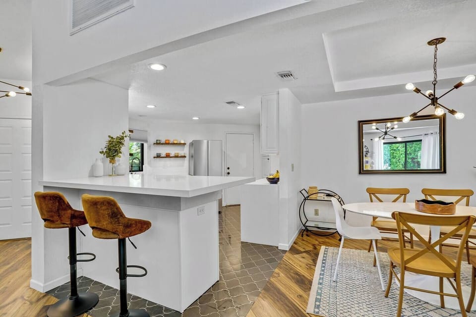 Bright and inviting, right off the kitchen.