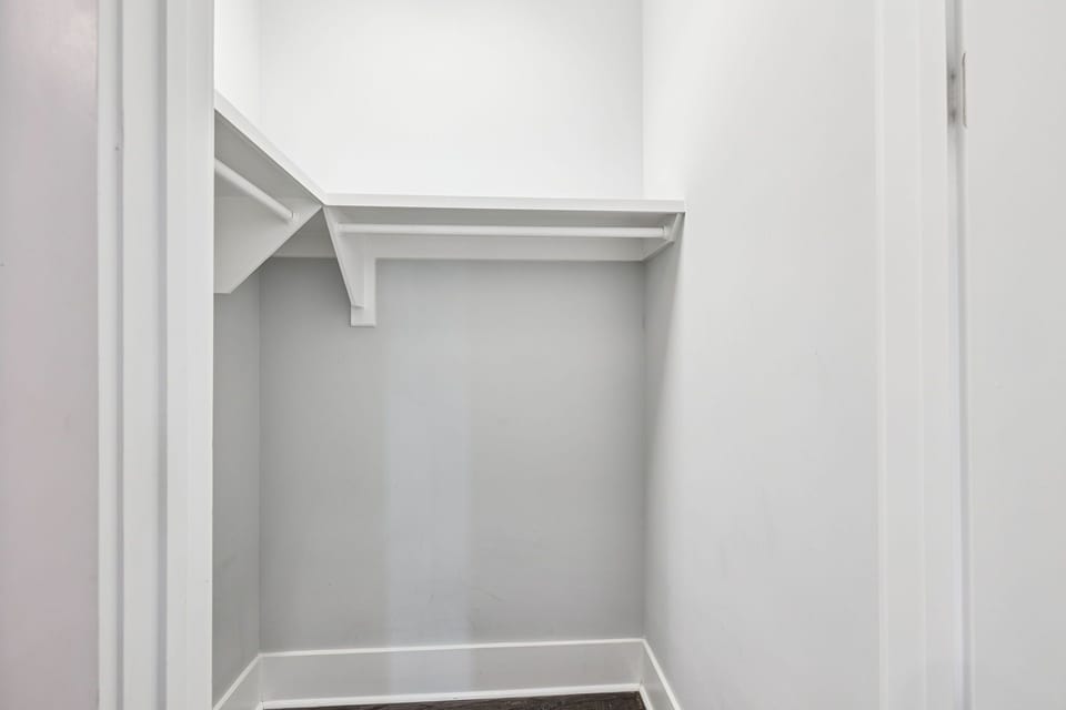 Plenty of closet space