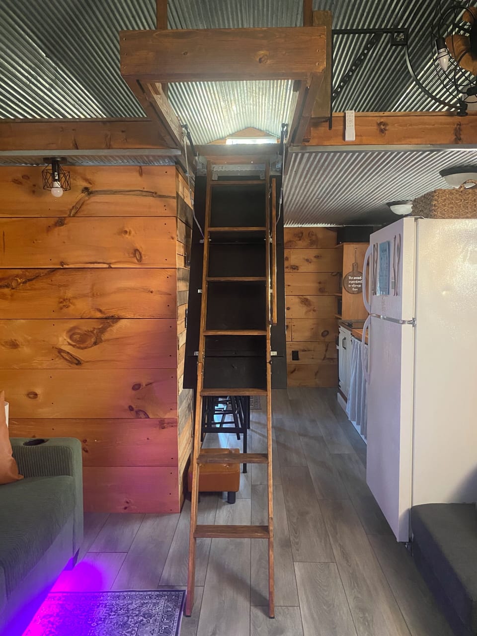 The the bedroom in the loft