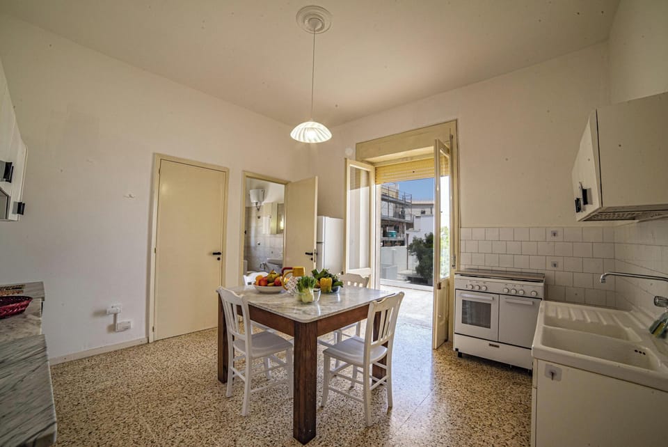 Kitchen and dining area