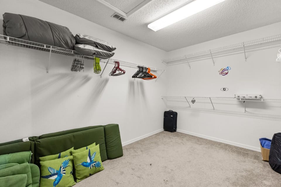 Ample closet space to store luggage and clothes — helping you feel right at home.