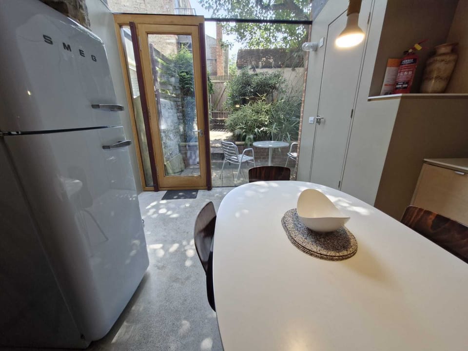 View from Kitchen of rear garden