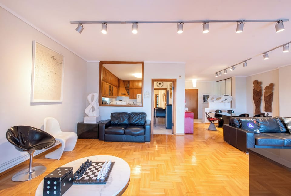 Apartment, 3 Bedrooms, Balcony, City View | Living area | Smart TV, Netflix, streaming services