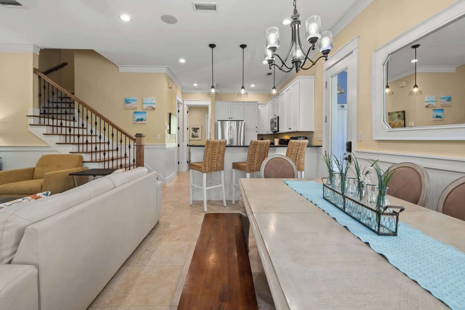 Open-concept living and dining - perfect for group meals and laughter-filled nights.
