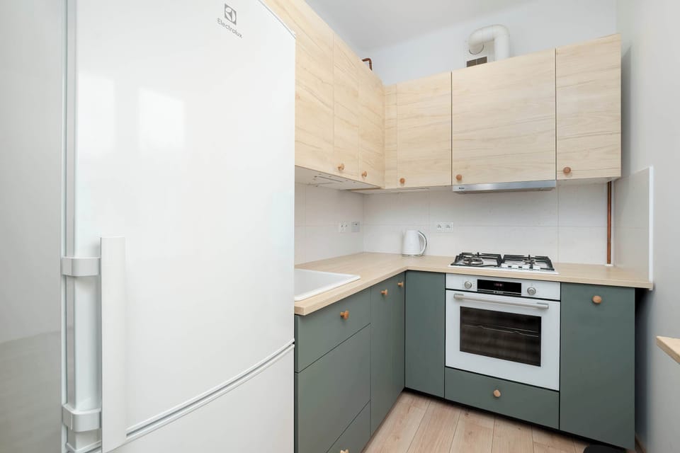 The kitchen is fully equipped with all necessary appliances and utensils.