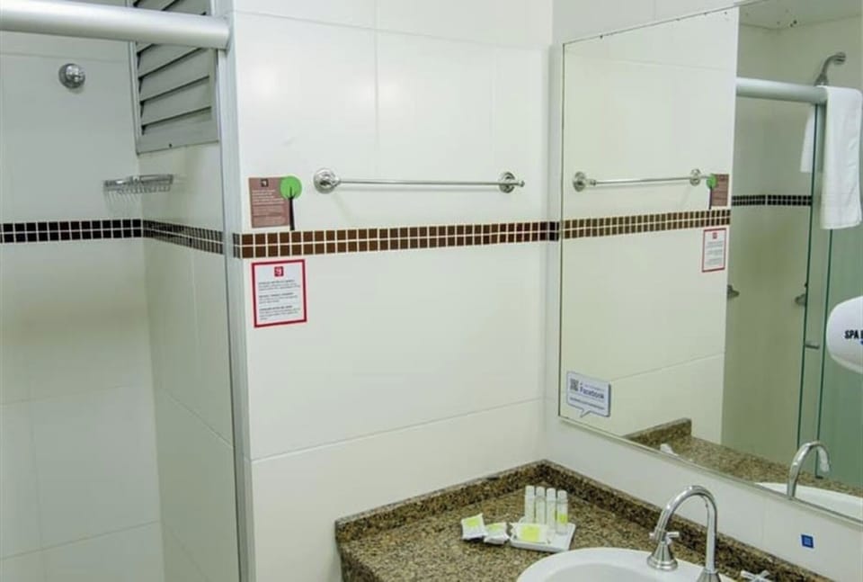 Start your day with stocked toiletries and a spotless vanity.