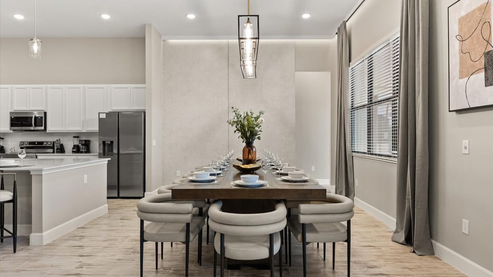Dining area – enjoy your meals at a stylish table perfect for sharing moments