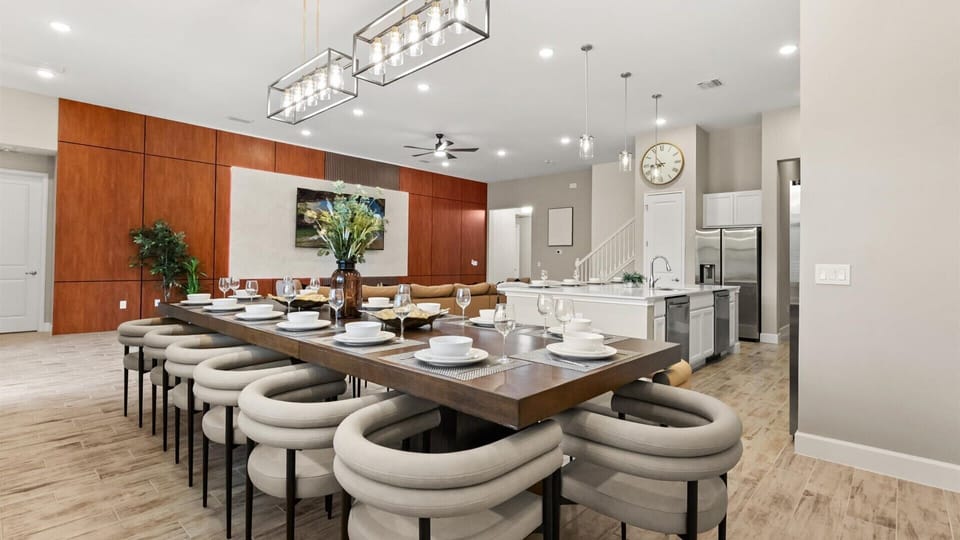 Dining area – enjoy your meals at a stylish table perfect for sharing moments