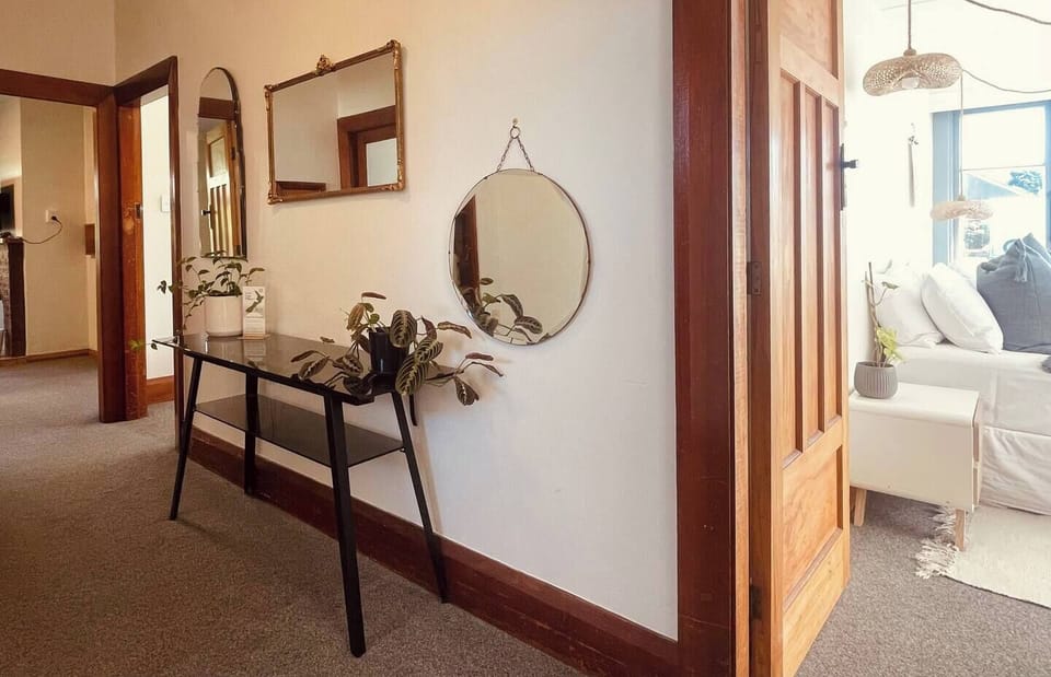 A welcoming entrance - simple, bright, and full of character.