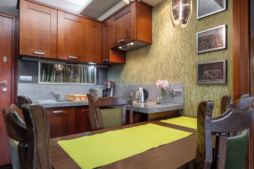 Apartment, Balcony, Mountain View | Private kitchenette | Electric kettle, toaster